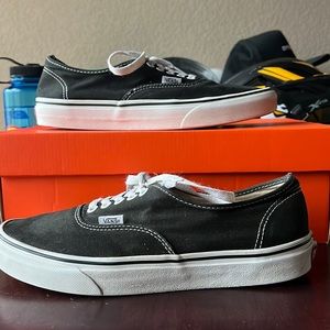 Black and white vans tile on